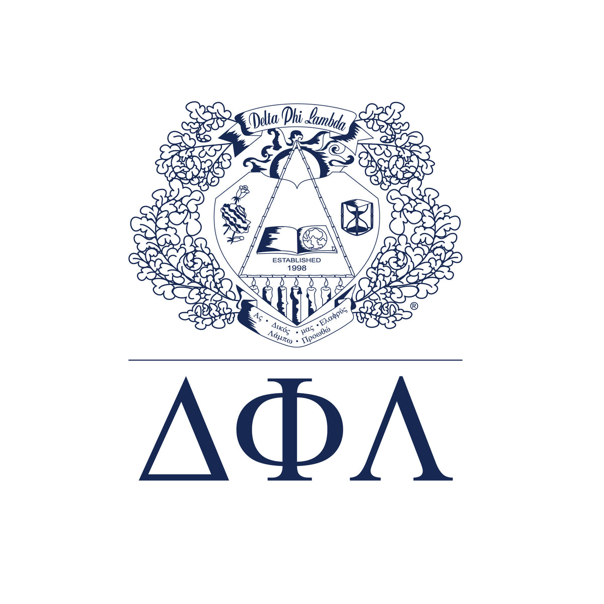 Delta Phi Lambda Sorority Letters Shop