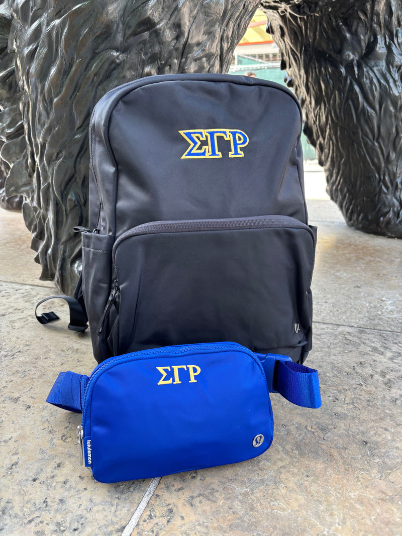 Sigma Gamma Rho lululemon Everywhere Backpack 22L – Sorority Letters Shop