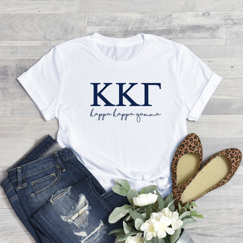 Kappa Kappa Gamma Short Sleeve T-Shirt Shoreline Tee