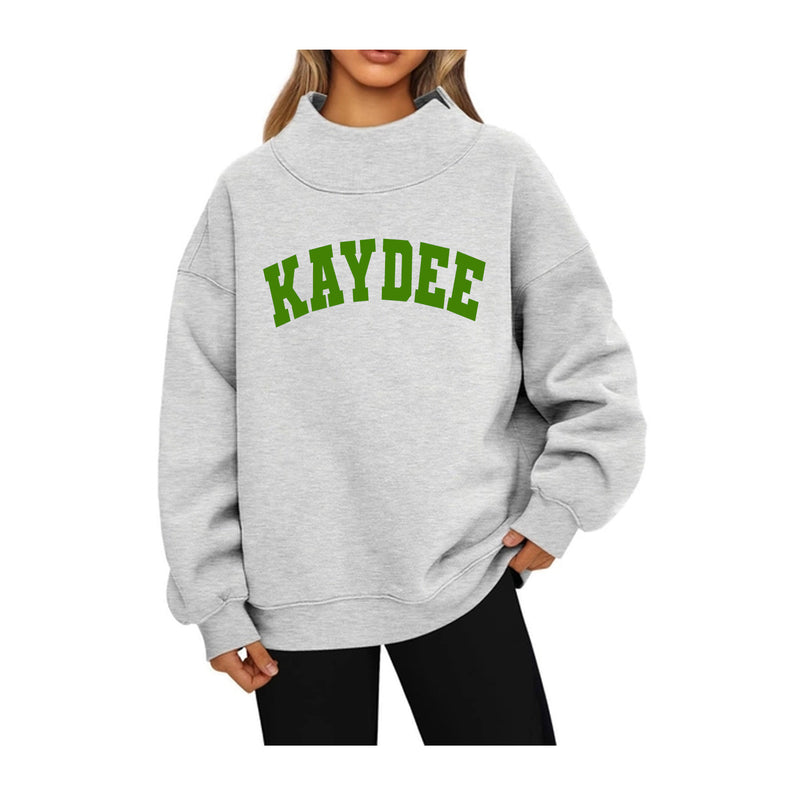 Kappa Delta Mock Neck Sweatshirt - KAY DEE – Sorority Letters Shop