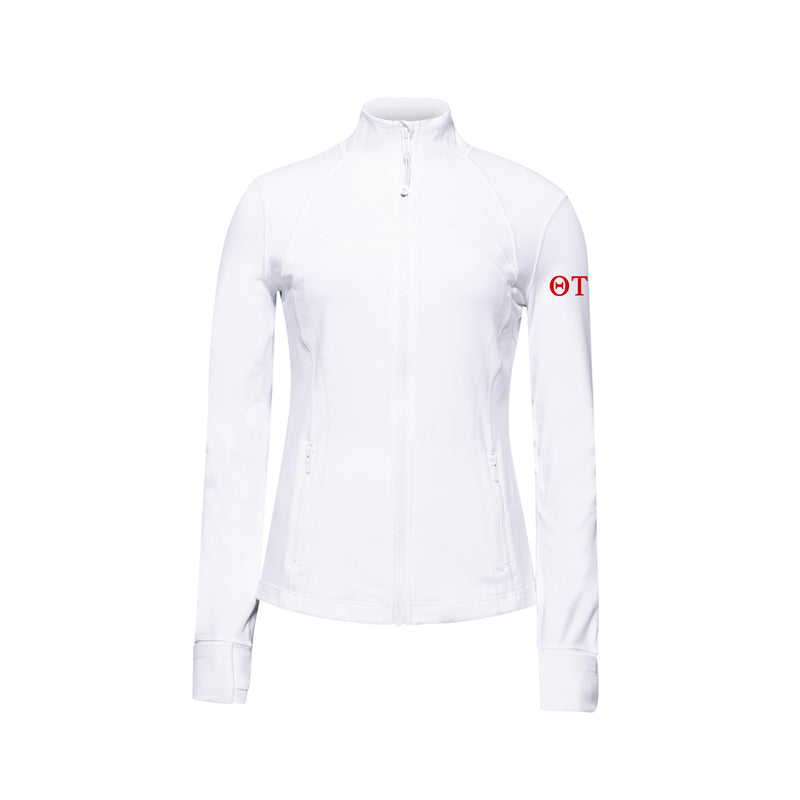 Lululemon define 12白 Theta Tau lululemon Define Jacket - White – Sorority Letters Shop