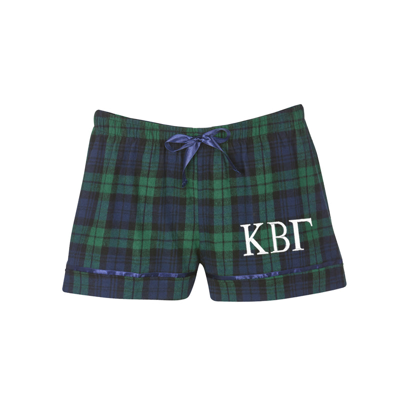 Kappa Beta Gamma Flannel Boxer – Letters