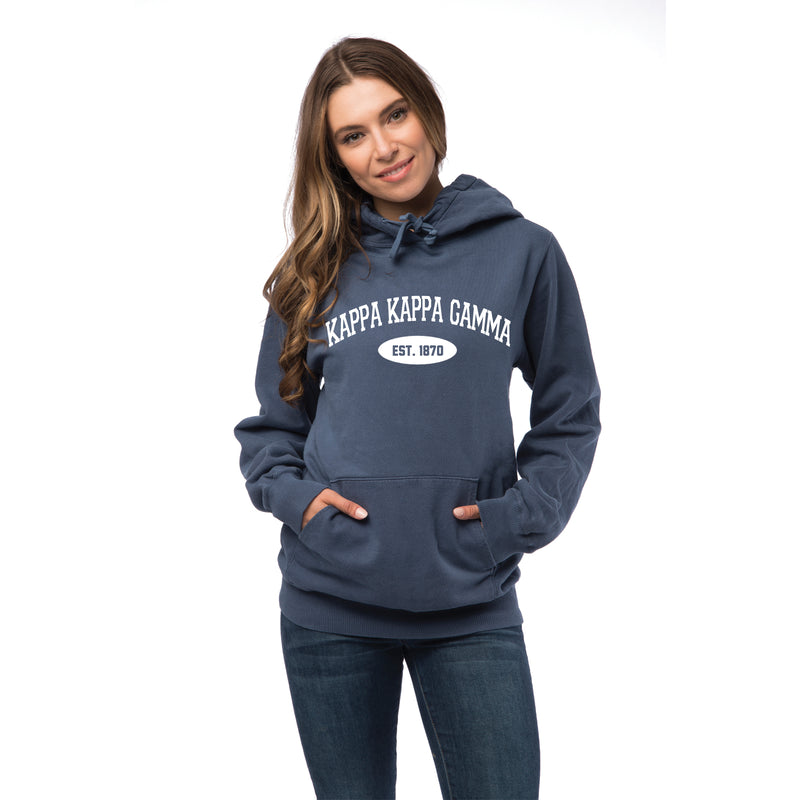 Kappa Kappa Gamma Hooded Pullover Vintage Sweatshirt – Sorority