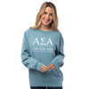 Alpha Sigma Alpha Vintage Color Crewneck Sweatshirt