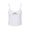 Alpha Chi Omega Spaghetti Strap tank - A CHI O Bow