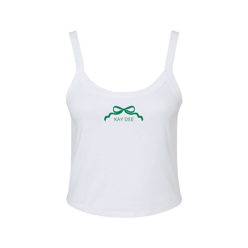 Kappa Delta Spaghetti Strap Tank - Kay Dee Bow