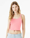 Phi Mu Spaghetti Strap tank - Cropped Shirt
