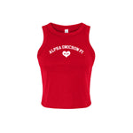 Alpha Omicron Pi Cropped Tank Top