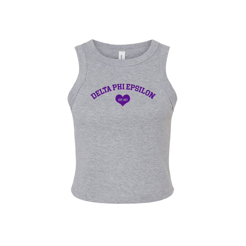 Delta Phi Epsilon Cropped Tank Top