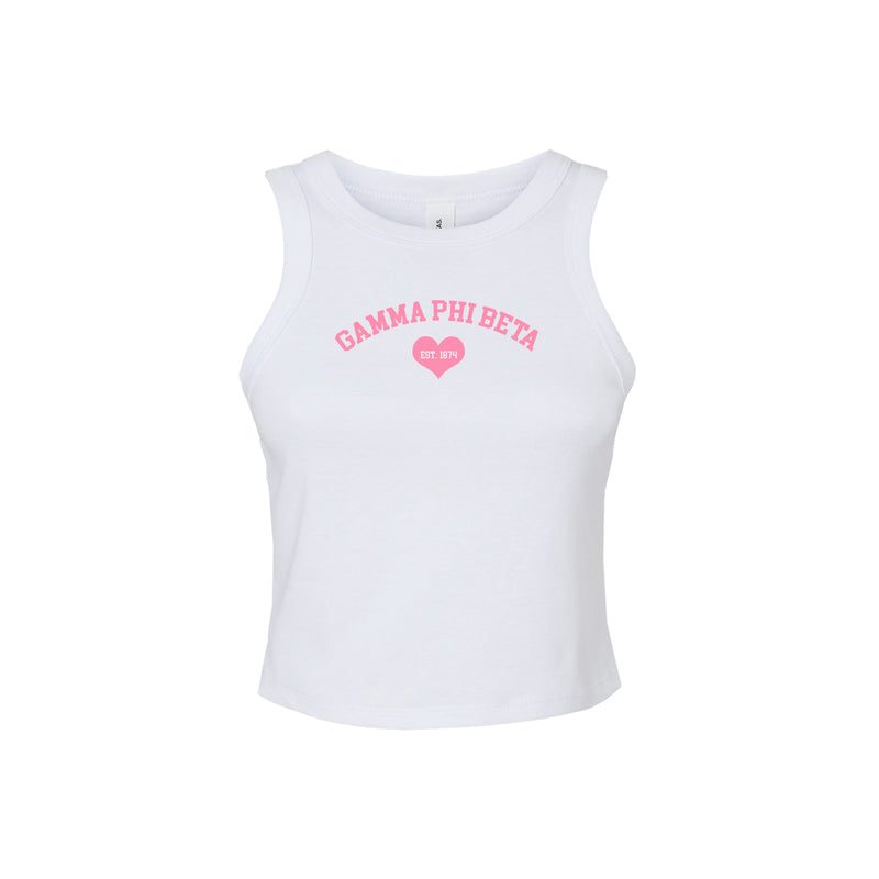 Gamma Phi Beta Cropped Tank Top