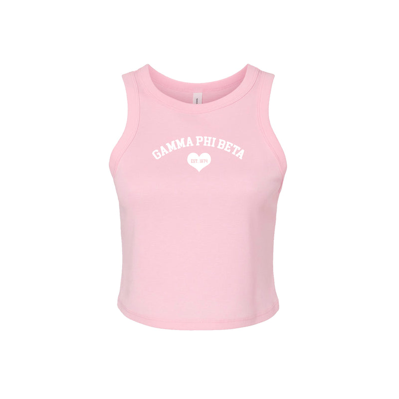 Gamma Phi Beta Cropped Tank Top