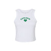 Kappa Delta Crop Micro Rib Racer Tank Top