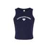 Kappa Kappa Gamma Crop Tank Top - Women's Micro Rib Racer Tank - KKG Sorority