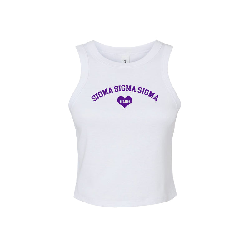 Sigma Sigma Sigma Cropped Tank Top