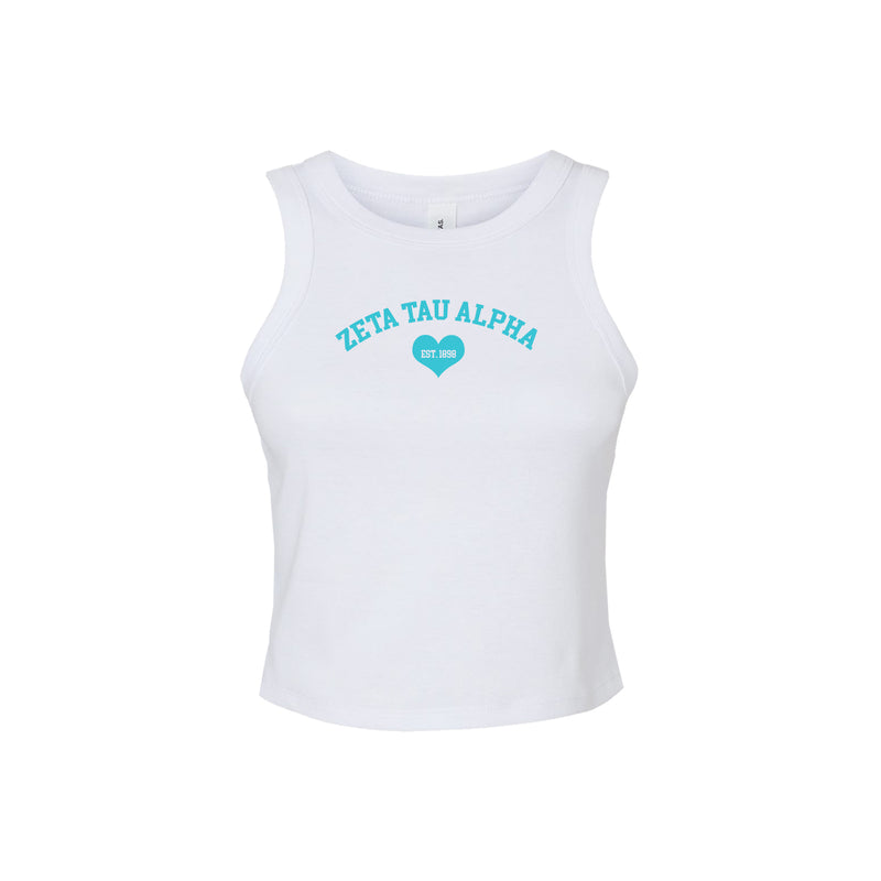 Zeta Tau Alpha Cropped Tank Top