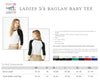 Phi Mu Sorority Raglan Baby Tee - Cropped Shirt