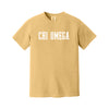 Chi Omega Heavyweight Short Sleeve T-shirt - Comfort Colors Sorority Tee