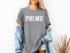 Phi Mu Heavyweight Short Sleeve T-shirt - Comfort Colors