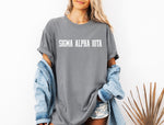 Sigma Alpha Iota Heavyweight Short Sleeve T-shirt - Comfort Colors Sorority Tee