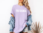 Sigma Sigma Sigma Heavyweight Short Sleeve T-shirt - Comfort Colors