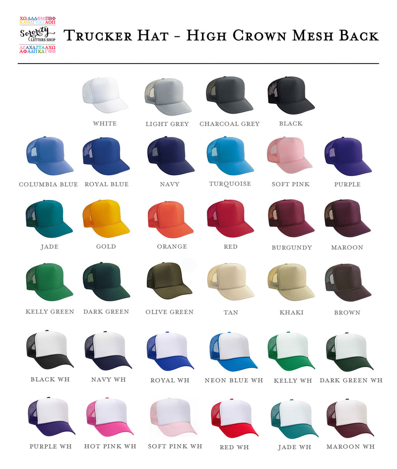 Alpha Chi Omega Trucker Hat