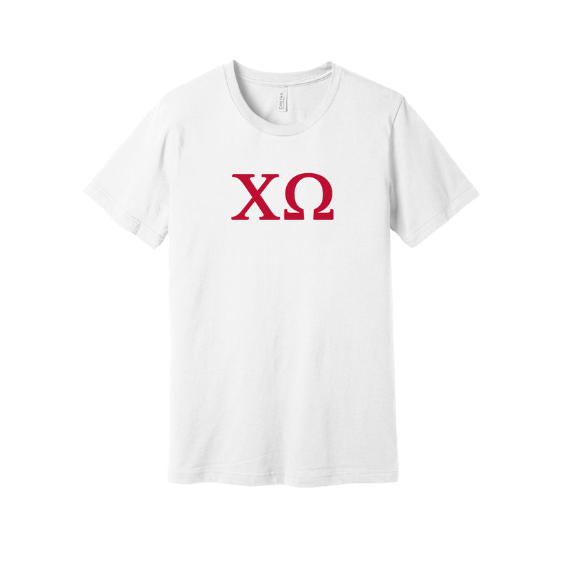 Chi Omega Short Sleeve T-Shirt - Greek Letter Tee