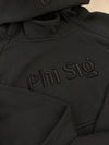 Phi Sigma Sigma lululemon Scuba Oversized Hoodie - Black