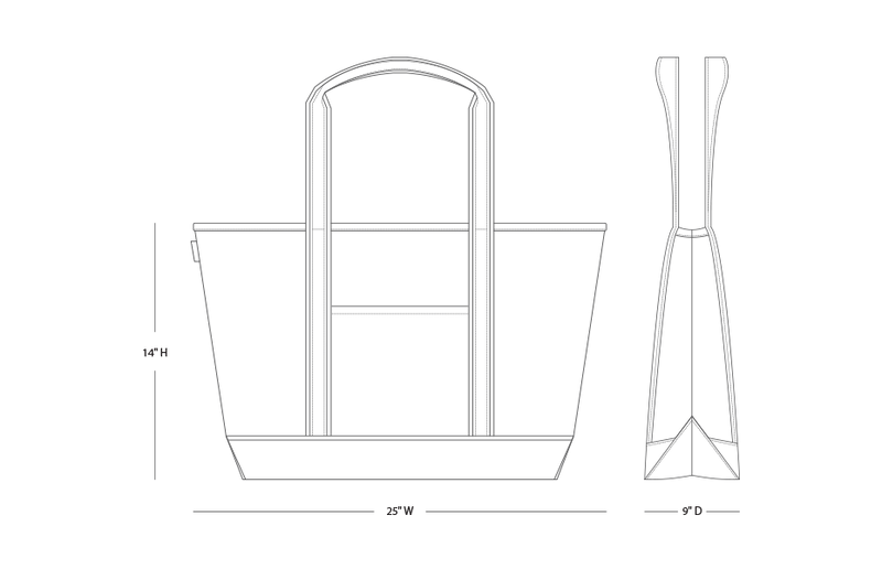 Delta Sigma Pi Large Canvas Tote Bag
