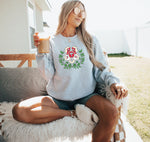 Chi Omega Crewneck Sweatshirt - Crest