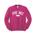 Phi Mu Sorority Crewneck Sweatshirt - Est. 1851