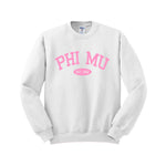 Phi Mu Sorority Crewneck Sweatshirt - Est. 1851