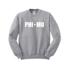 Phi Mu Sorority Crewneck Sweatshirt - Stars