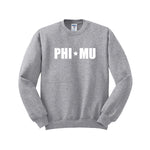 Phi Mu Sorority Crewneck Sweatshirt - Stars
