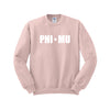 Phi Mu Sorority Crewneck Sweatshirt - Stars