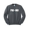 Phi Mu Sorority Crewneck Sweatshirt - Stars