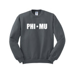 Phi Mu Sorority Crewneck Sweatshirt - Stars