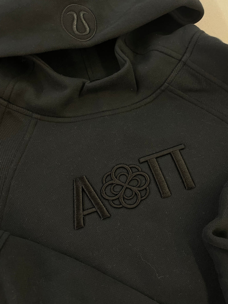 Alpha Omicron Pi lululemon Scuba Oversized Hoodie - Black