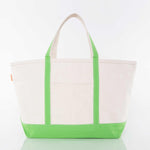 Delta Zeta Large Canvas Tote Bag - Logo