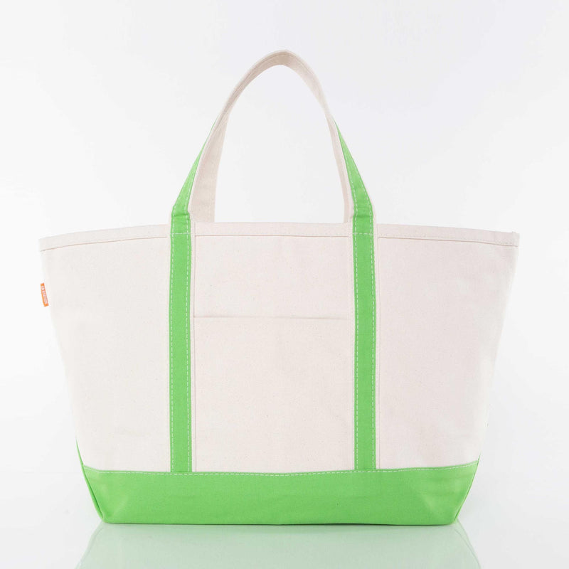 Delta Zeta Large Canvas Tote Bag - Logo