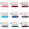 Delta Sigma Pi Canvas Cosmetic Bag
