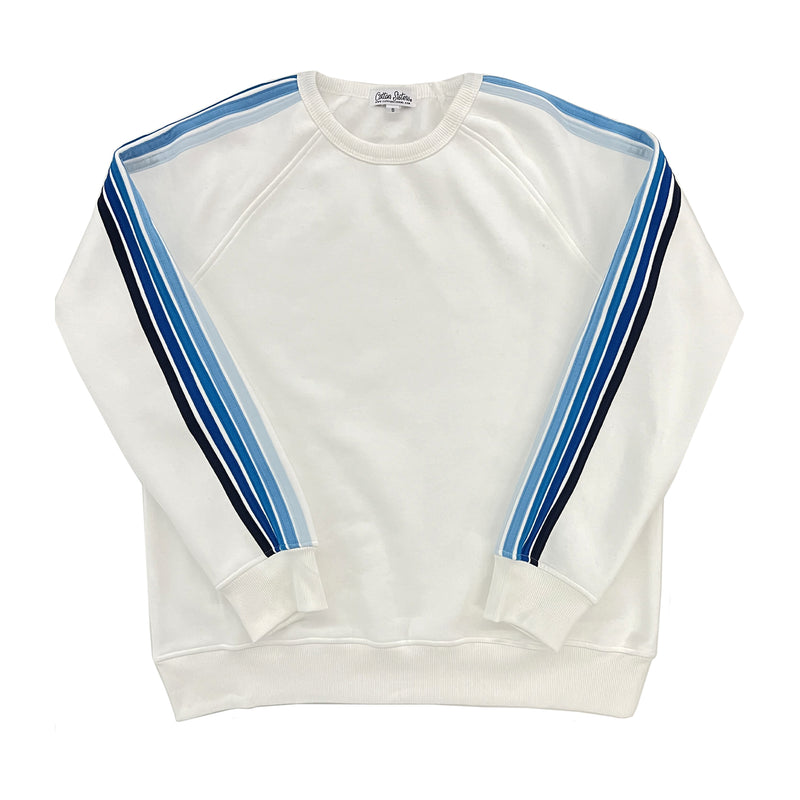Alpha Xi Delta 5 Stripe Crewneck Sweatshirt