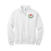 Chi Omega Quarter Zip with Embroidered Crest