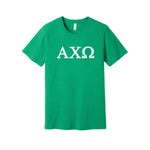 Alpha Chi Omega Short Sleeve T-Shirt - AXO Greek Letters Tee