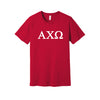 Alpha Chi Omega Short Sleeve T-Shirt - AXO Greek Letters Tee