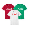 Alpha Chi Omega Short Sleeve T-Shirt - AXO Greek Letters Tee