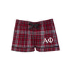 Alpha Phi Flannel Boxer Shorts