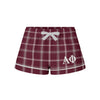 Alpha Phi Flannel Boxer Shorts