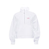 Alpha Phi lululemon Scuba Oversized Funnel-Neck Half Zip - White