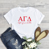 Alpha Gamma Delta Short Sleeve T-Shirt - Shoreline Tee