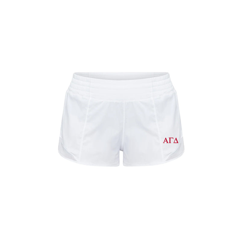 Alpha Gamma Delta lululemon Hotty Hot High-Rise Lined Short 2.5" - White